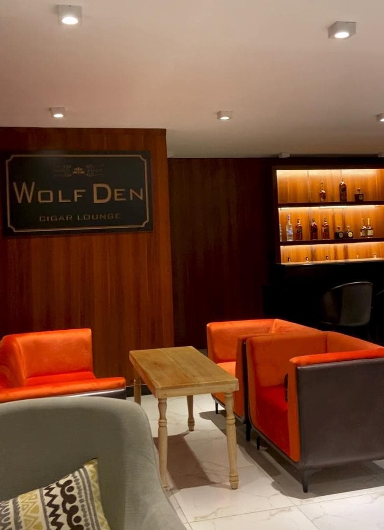 Luxurious seating area